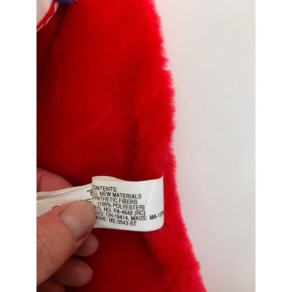 Energizer Battery Plush Christmas Bunny Stocking Large Playing the Drum 1993 - Picture 9 of 12